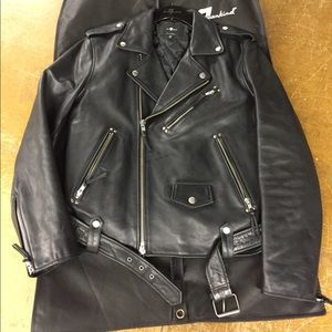 Leather jacket(7 for all mankind)